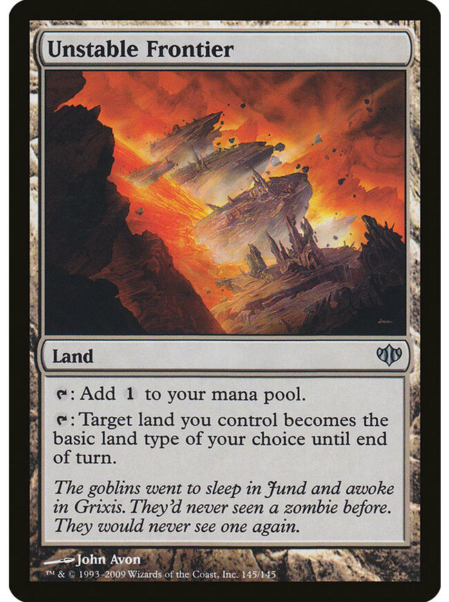 Unstable Frontier