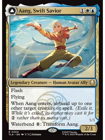 Aang, Swift Savior // Aang and La, Ocean's Fury