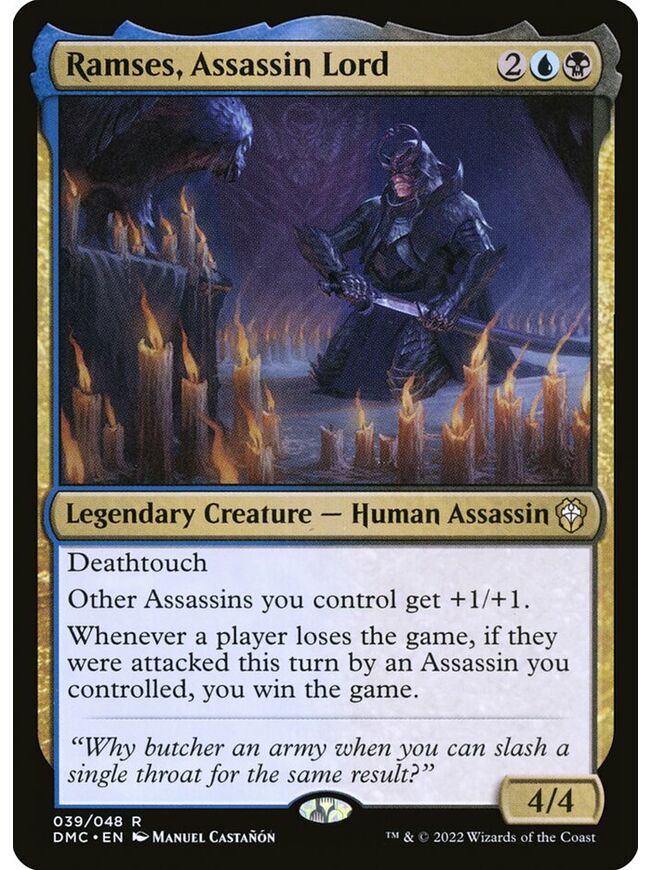 Ramses, Assassin Lord