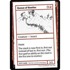 Queue of Beetles