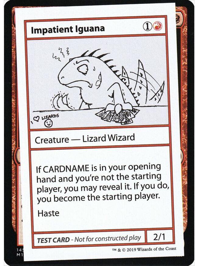 Impatient Iguana