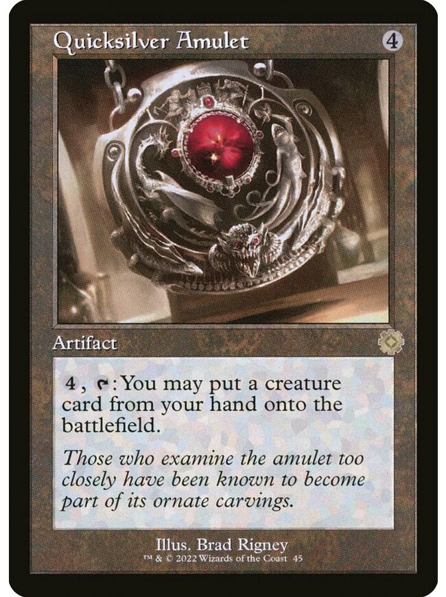 Quicksilver Amulet