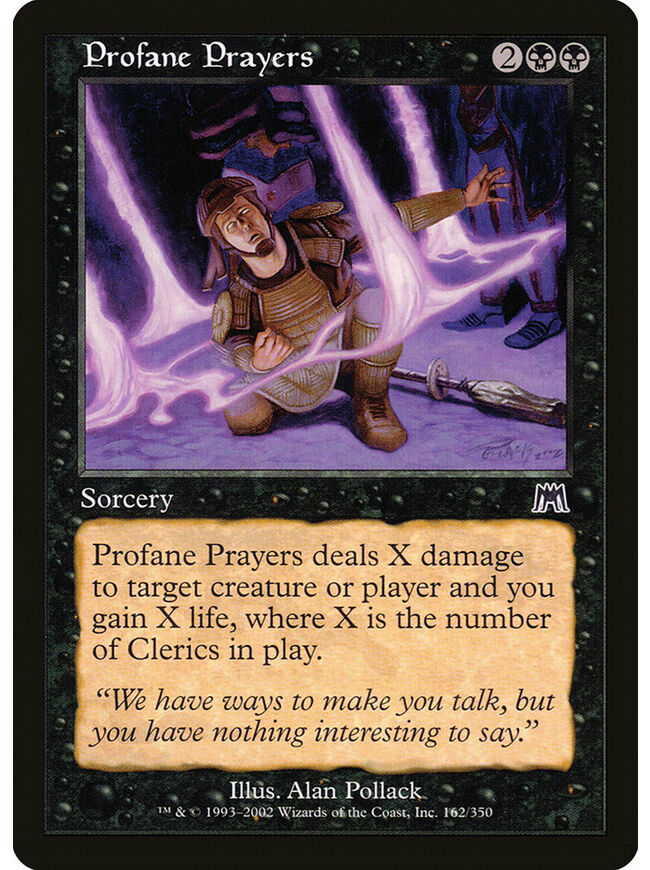 Profane Prayers