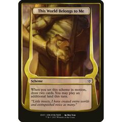 This World Belongs to Me