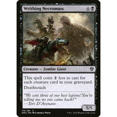 Writhing Necromass