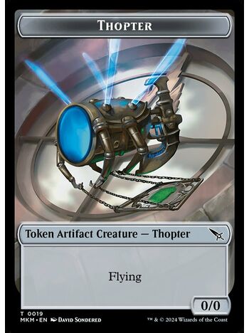 Thopter Token (0/0) (Colorless)
