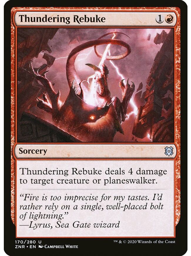Thundering Rebuke