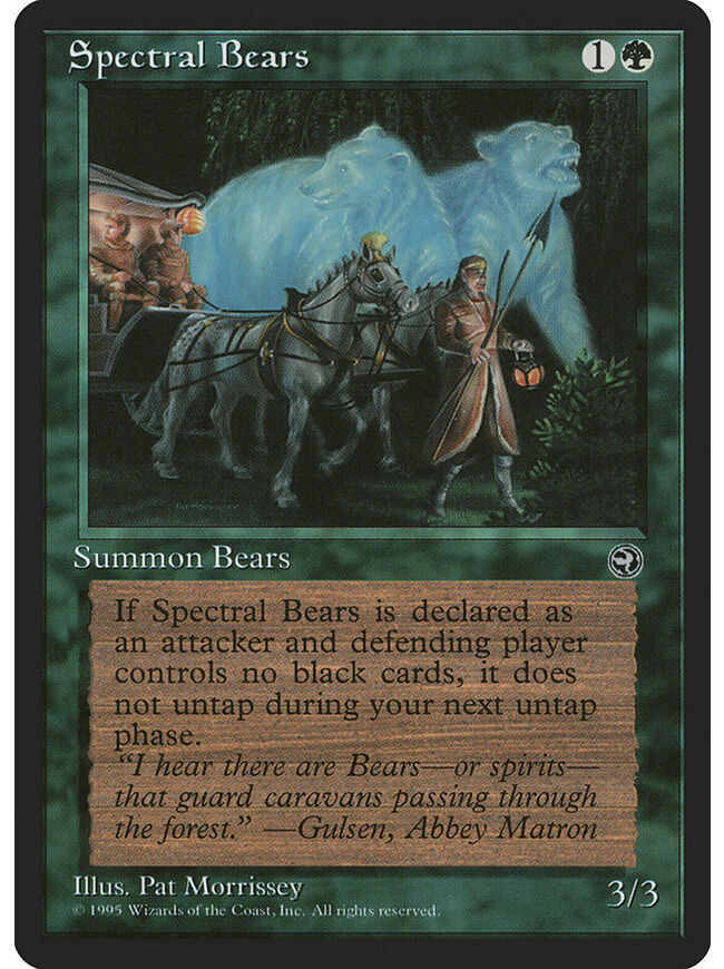 Spectral Bears