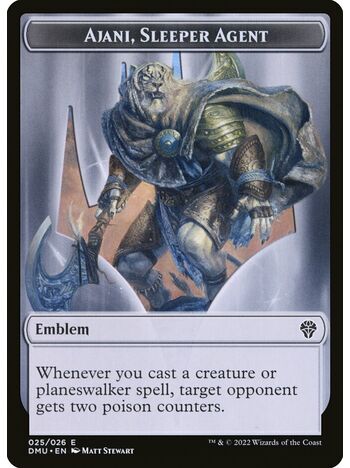 Ajani, Sleeper Agent Emblem Token