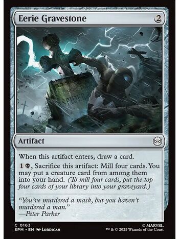 Eerie Gravestone
