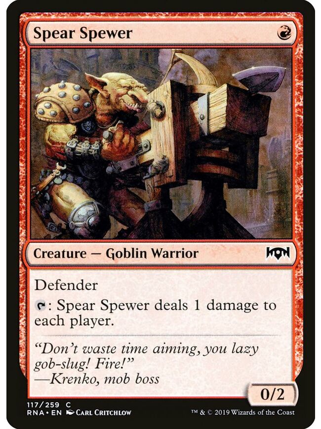 Spear Spewer