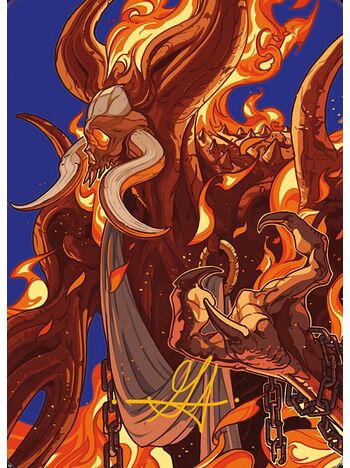 Phlage, Titan of Fire's Fury // Phlage, Titan of Fire's Fury (Art Series)