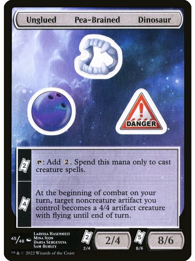 Unglued Pea-Brained Dinosaur
