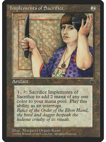 Implements of Sacrifice