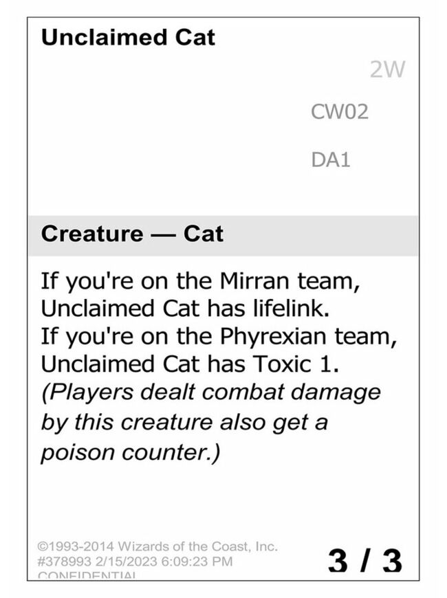 Unclaimed Cat