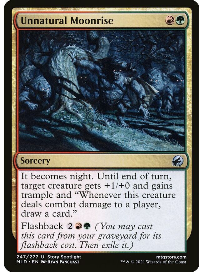 Unnatural Moonrise
