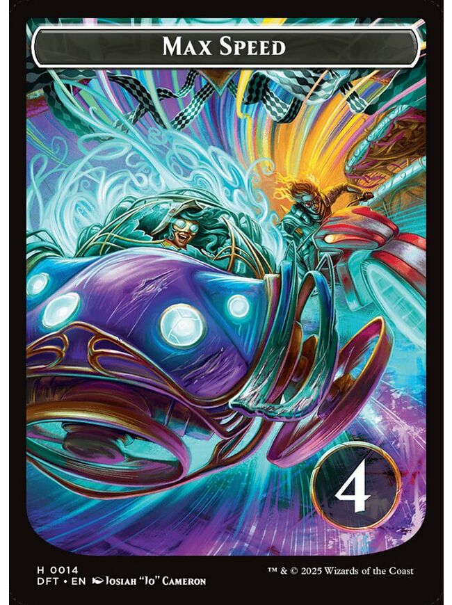 Start Your Engines! // Max Speed Token