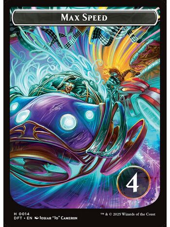 Start Your Engines! // Max Speed Token