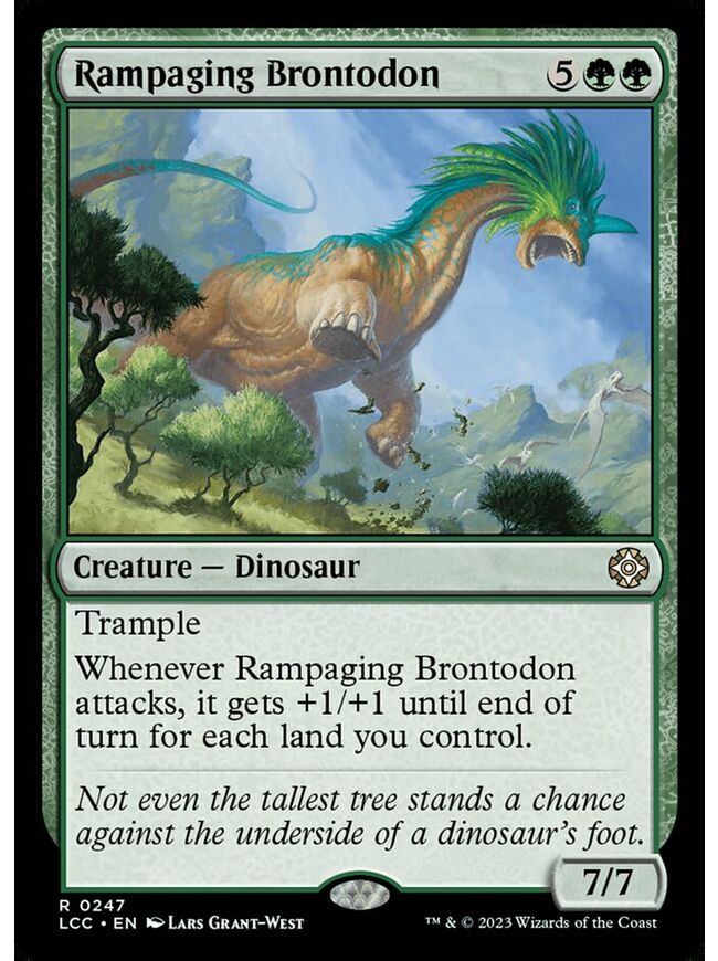 Rampaging Brontodon