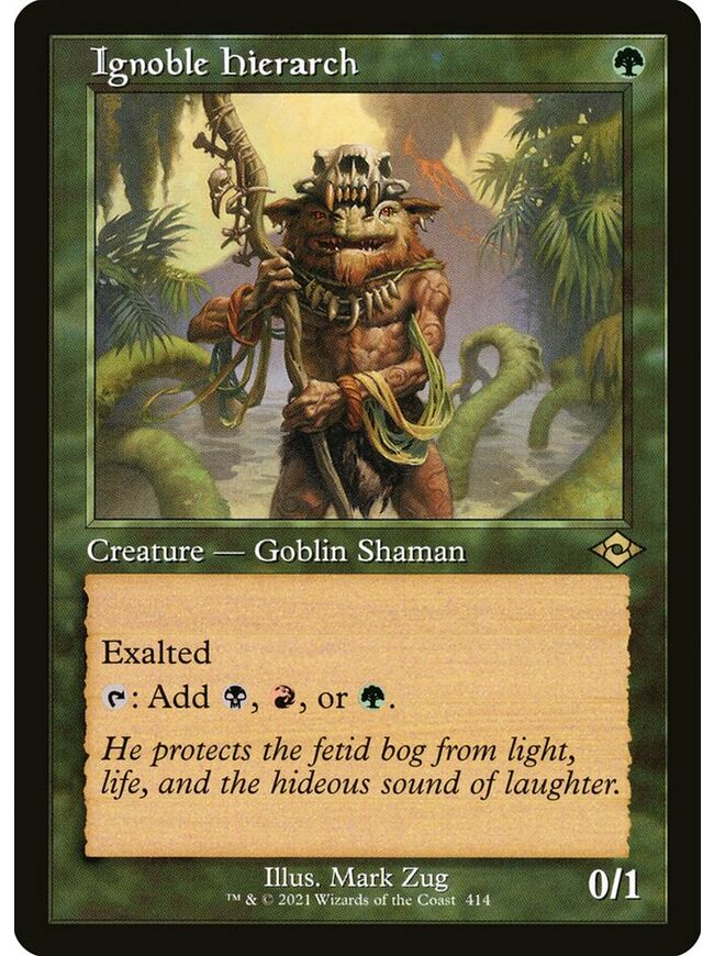 Ignoble Hierarch