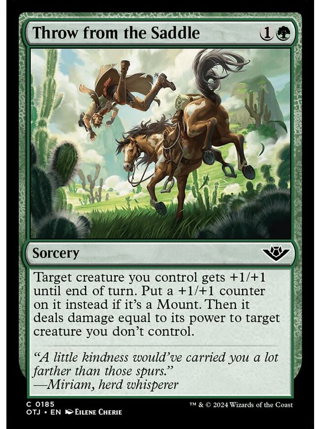 Throw from the Saddle