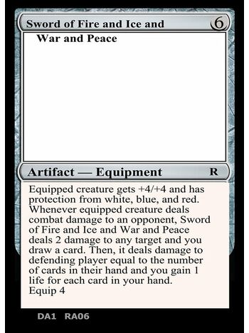 Sword of Fire and Ice and War and Peace