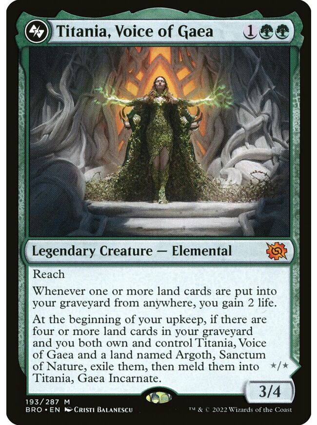 Titania, Voice of Gaea