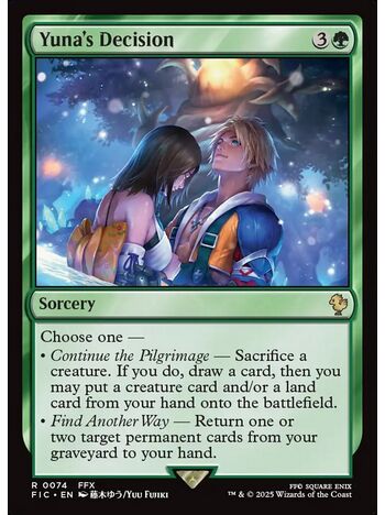 Yuna's Decision