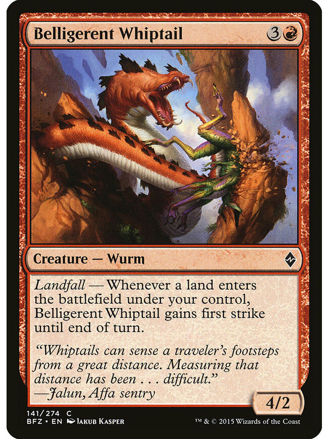 Belligerent Whiptail