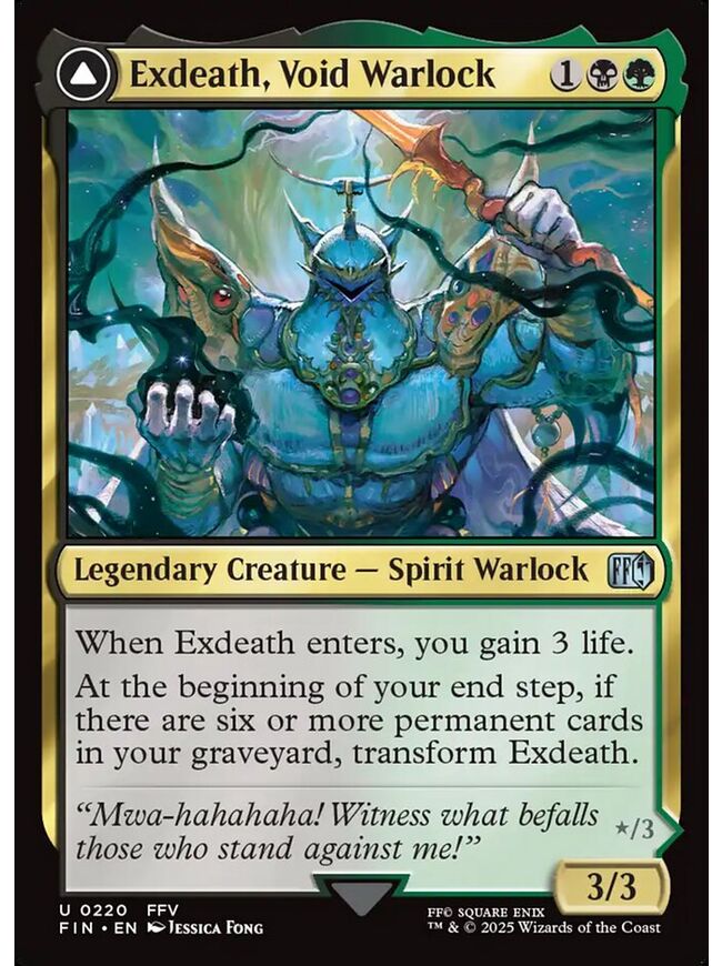 Exdeath, Void Warlock // Neo Exdeath, Dimension's End
