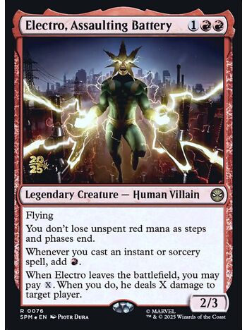 Electro, Assaulting Battery