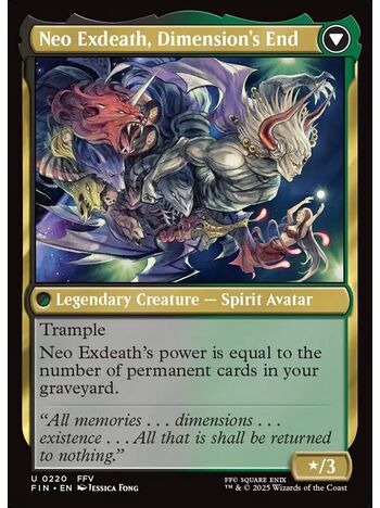 Exdeath, Void Warlock // Neo Exdeath, Dimension's End