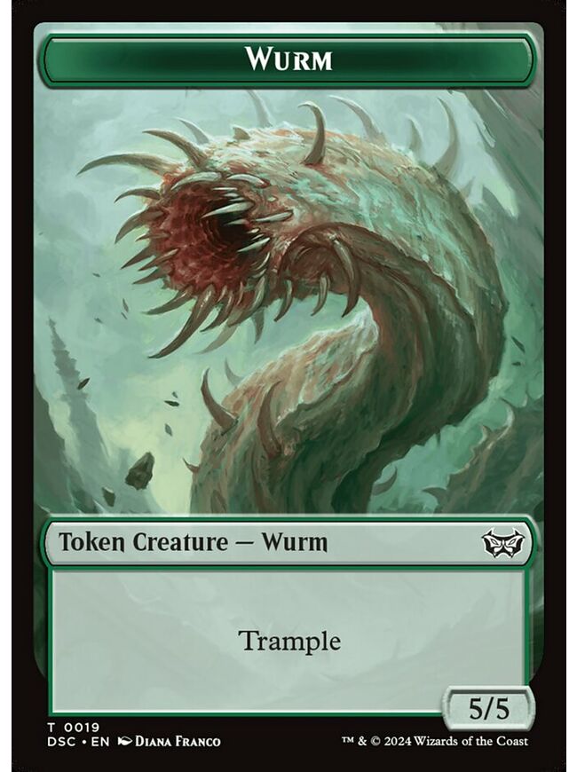 Wurm Token (5/5) (Trample)