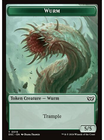 Wurm Token (5/5) (Trample)