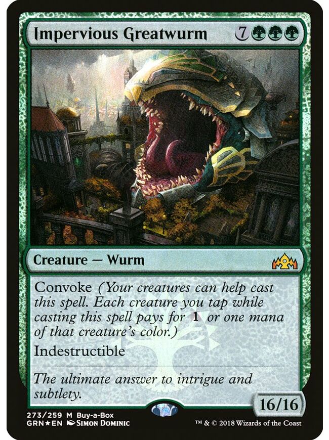 Impervious Greatwurm