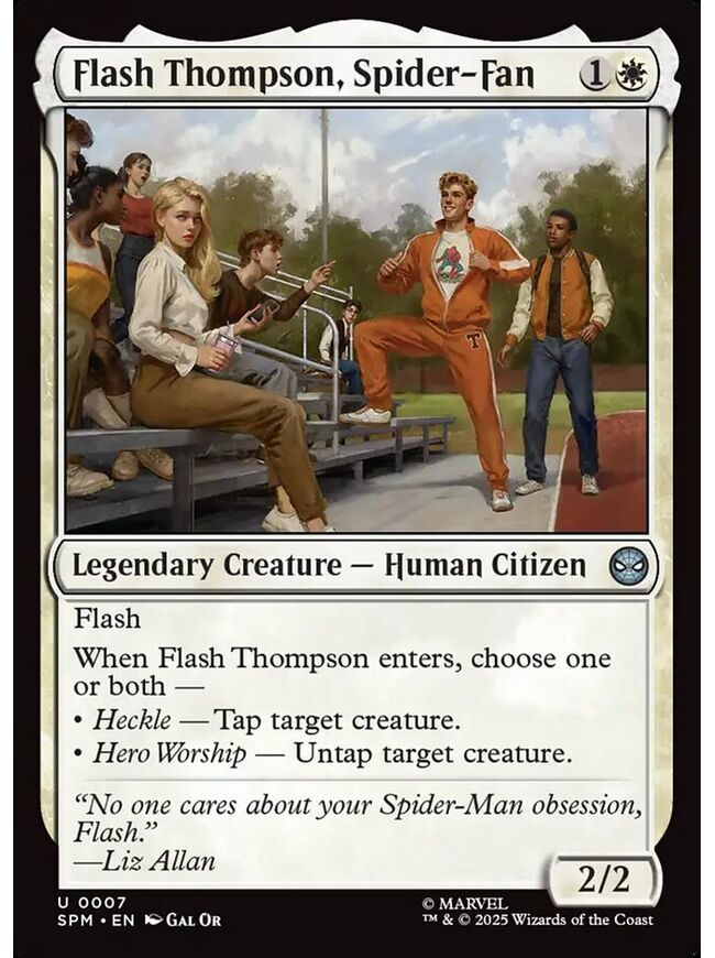 Flash Thompson, Spider-Fan