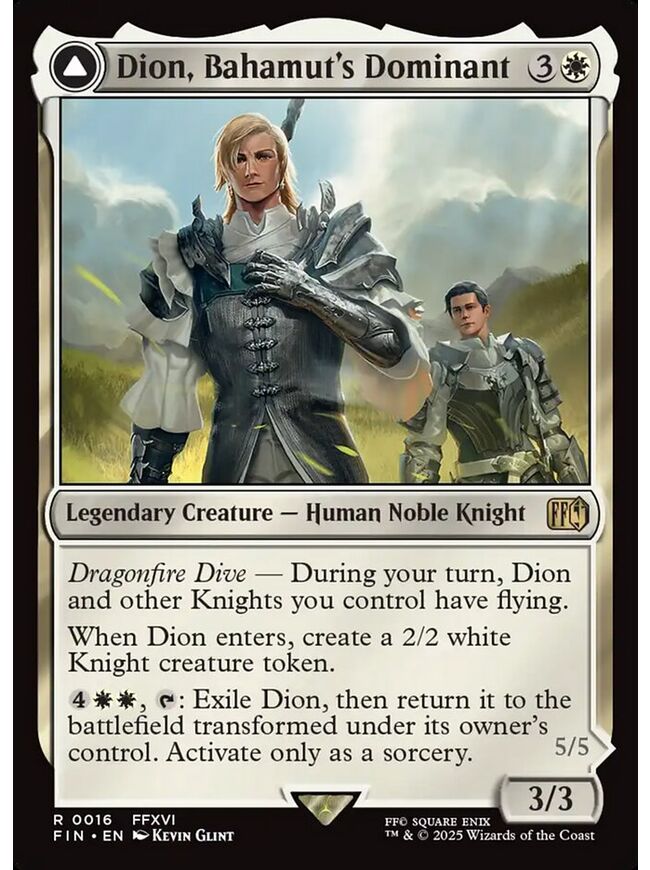 Dion, Bahamut's Dominant // Bahamut, Warden of Light