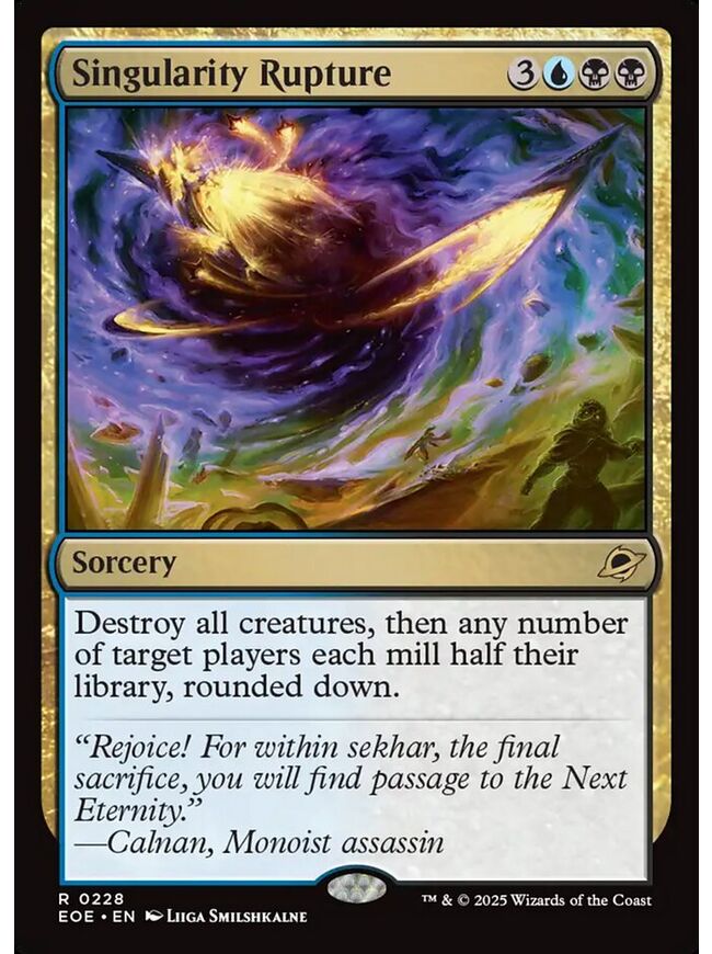 Singularity Rupture