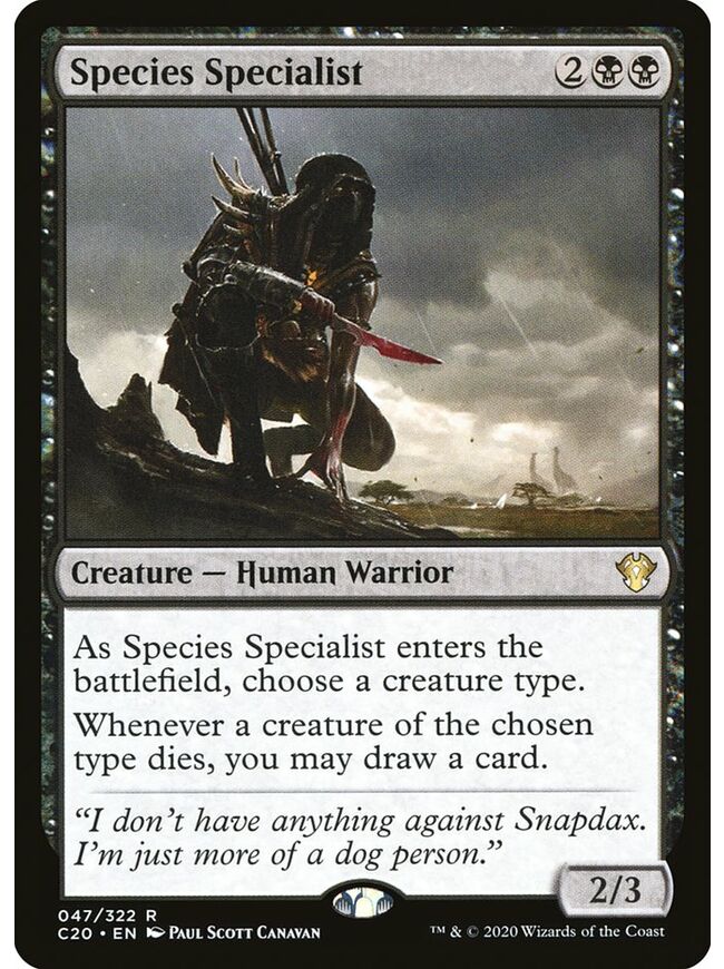 Species Specialist