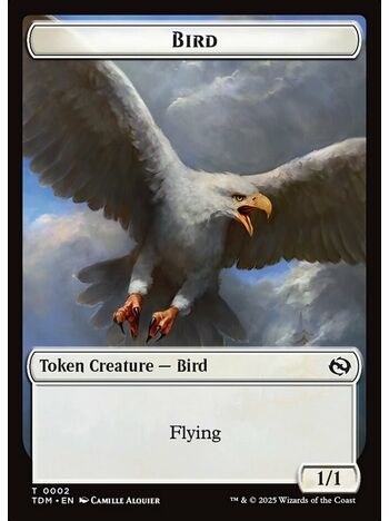 Bird Token (1/1) (White)