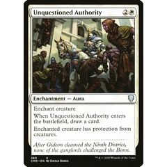 Unquestioned Authority