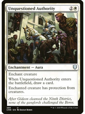 Unquestioned Authority