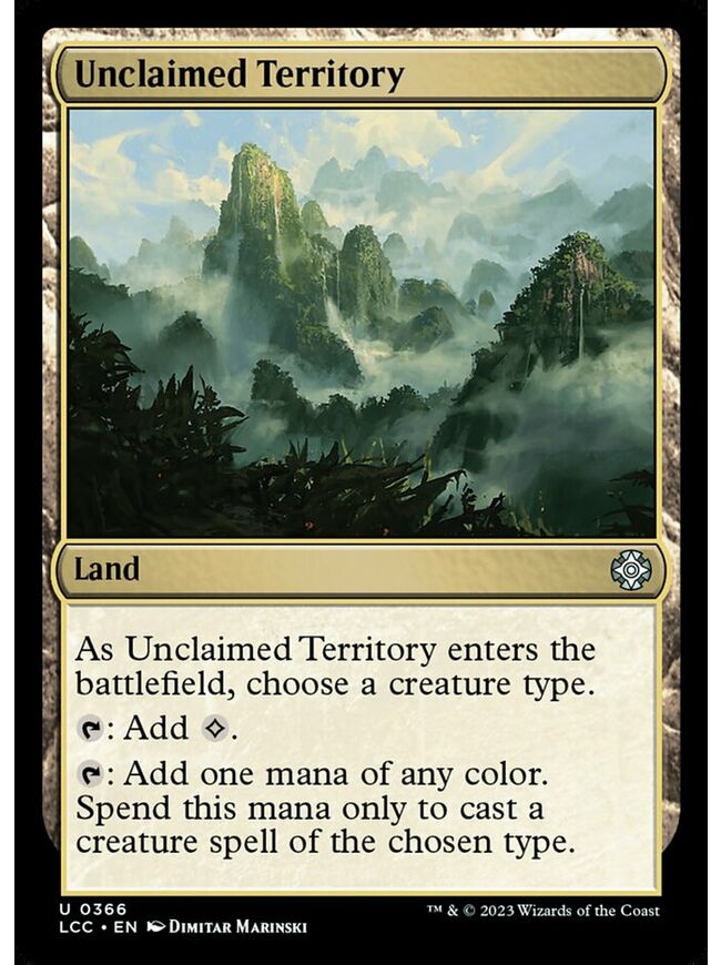 Unclaimed Territory