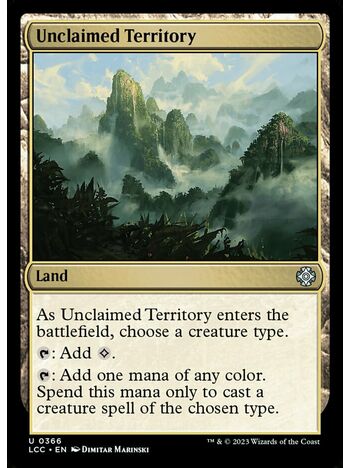 Unclaimed Territory
