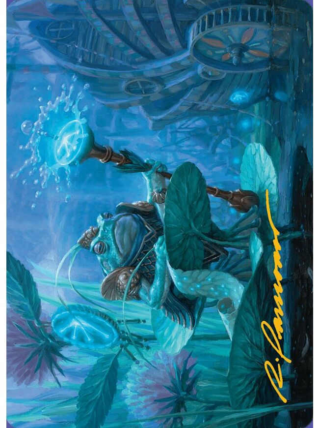 Dour Port-Mage // Dour Port-Mage (Art Series)