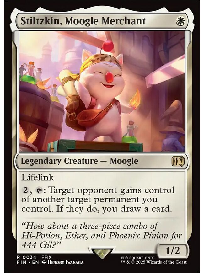 Stiltzkin, Moogle Merchant