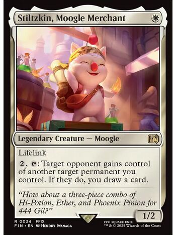 Stiltzkin, Moogle Merchant