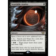 Insatiable Avarice