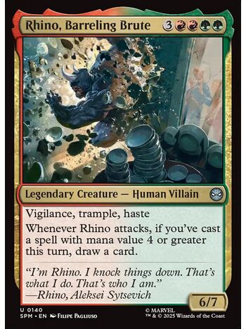Rhino, Barreling Brute
