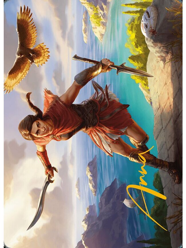 Kassandra, Eagle Bearer // Kassandra, Eagle Bearer (Art Series)